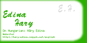 edina hary business card